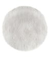 ATMOSPHERA - Tapis enfant Fourrure Blanche D 90 cm - vignette