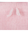 ATMOSPHERA - Voilage à œillets Rose motif petits pompons 140 x 240 cm - vignette