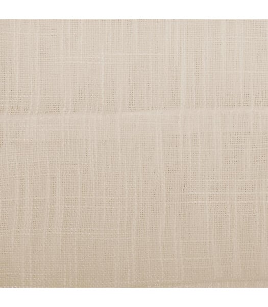 ATMOSPHERA - Voilage à œillets Beige Lin aspect satiné 140 x 240 cm - large