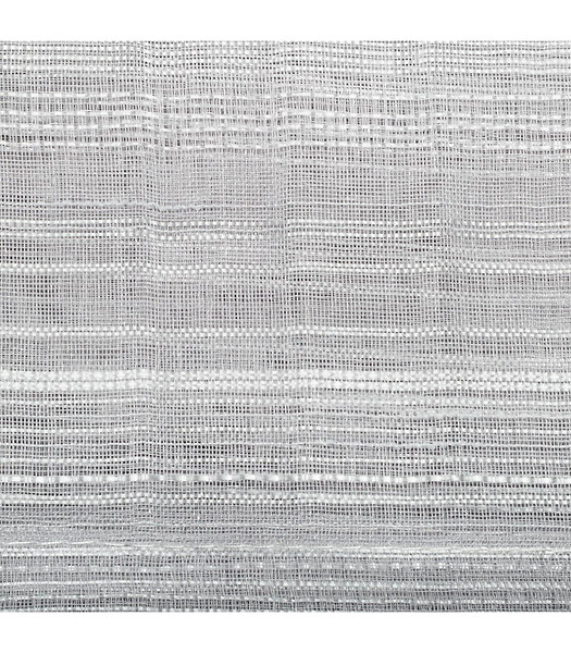 ATMOSPHERA - Voilage à œillets Gris tissage à rayures 140 x 240 cm - large