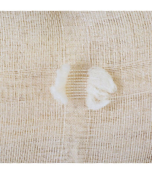 ATMOSPHERA - Voilage à œillets Beige motif petits pompons 140 x 240 cm - large