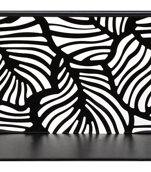 ATMOSPHERA - Etagère murale en Métal Noir 39 x 36 cm - large