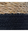 ATMOSPHERA - Set de 4 Paniers de rangement en Jute et Seagrass noir  et naturel - vignette