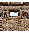 ATMOSPHERA - Set de 5 Paniers de rangement en Seagrass Beige et Marron - vignette