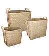 ATMOSPHERA - Panier roseau kilian nat x3 gm - vignette