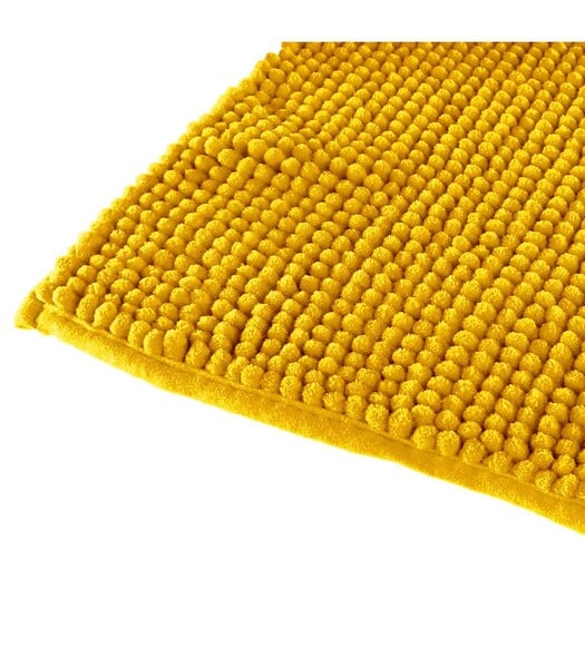5 FIVE SIMPLY SMART - Tapis de Salle de bain Ocre chenille 50 x 80 cm - large