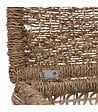 ATMOSPHERA - Set de 8 Paniers de rangement en Seagrass Beige et Noir - vignette