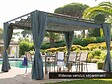HESPERIDE - Tonnelle de jardin en aluminium ardoise Palmeira 4 x 3 m - Hespéride - vignette
