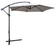 CHALET & JARDIN - Parasol Déporté Rond Collioure  - Gris - vignette