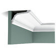 ORAC DECOR - Corniche Droite Et Classique C220 - L200 X H7,6 X L11,6 - Orac Decor - vignette