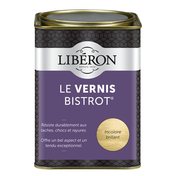 LIBERON - Vernis Bistrot Brillant Incolore Pot 1l - large