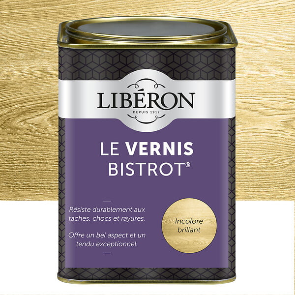 LIBERON - Vernis Bistrot Brillant Incolore Pot 1l - large