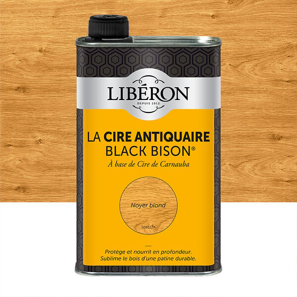 LIBERON - Cire antiquaire Liquide Noyer Blond - 0,5L - large