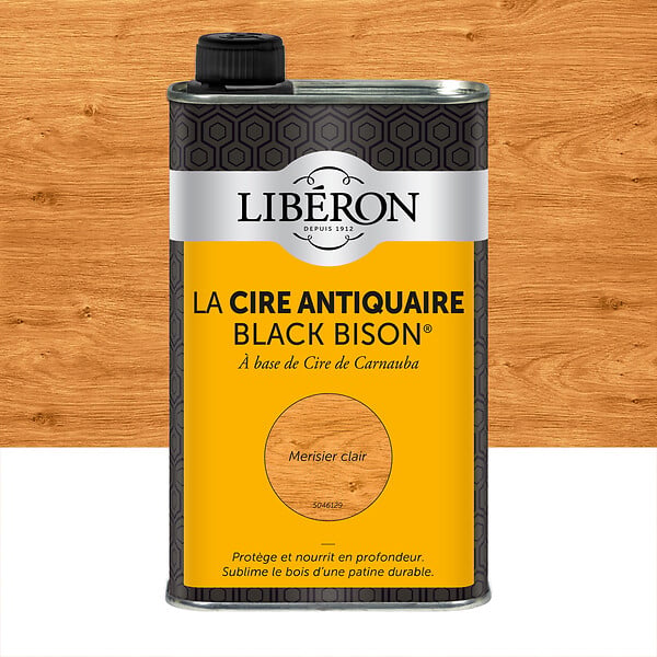 LIBERON - Cire antiquaire liquide Merisier clair - 0,5L - large