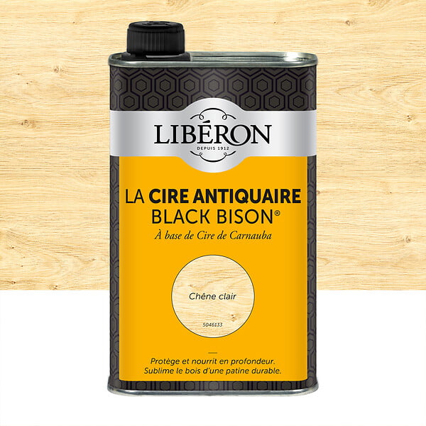 LIBERON - Cire antiquaire liquide Chêne clair - 0,5L - large