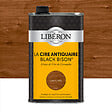 LIBERON - Cire antiquaire Liquide Black Bison Chêne Foncé 1L - vignette