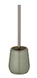 WENKO - Brosse WC céramique Sirmione - Vert - tête interchangeable - vignette