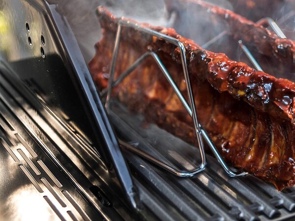 JARDIDECO - Support en inox pour rubs et rôti Grill+® - Char-Broil - large