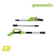 GREENWORKS TOOL - Elagueuse sur perche GREENWORKS 24V - 20 cm - Sans batterie ni chargeur - G24PS20 - vignette