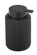 WENKO - Distributeur de savon céramique Belluno Noir 300 ml - vignette