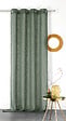 LINDER - Voilage oeillets Julie vert 140x240 - vignette