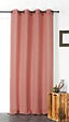 LINDER - Voilage oeillets Melisse rose 140x240 - vignette