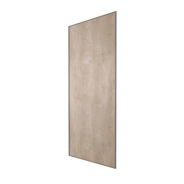 OPTISSIMES - Porte de placard coulissante - Bois flotté - H.250xL.90cm - large