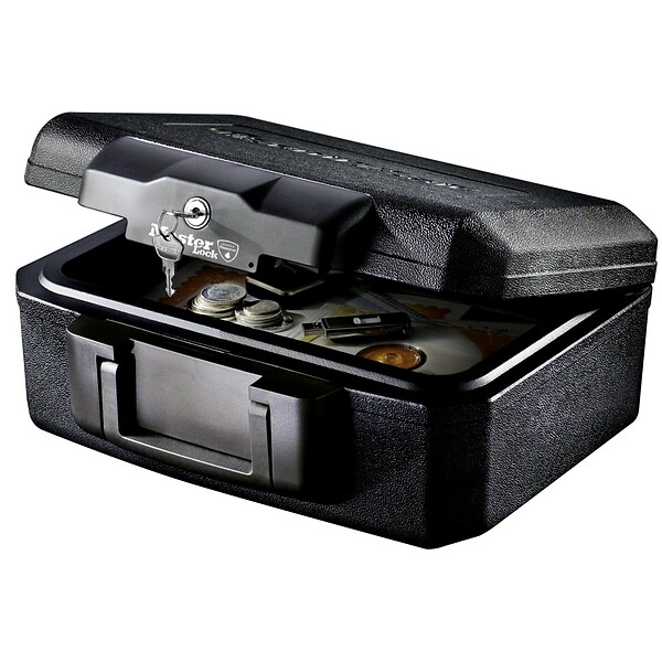 MASTER LOCK - Petit coffre-fort fermeture à clé L1200 - large