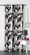 LINDER - Rideau oeillet Camo - Noir et gris anthracite - 145x240cm - vignette