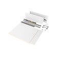 EMUCA - Kit de tiroirs pour cuisine ou salle de bains Vertex, hauteur 178mm, avec panneaux inclus, module 450mm, Peint en blanc - vignette