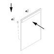 EMUCA - Emuca Miroir de salle de bain Pegasus avec éclairage frontal LED, rectangular 600 x 700 mm, AC 230V 50Hz, 6 W, Aluminium et Verre. - vignette