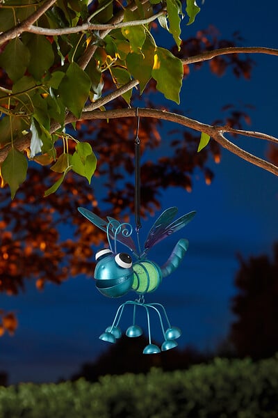 SMARTSOLAR - Lot de 3 insectes décoratifs phosphorescents métal plastique - large