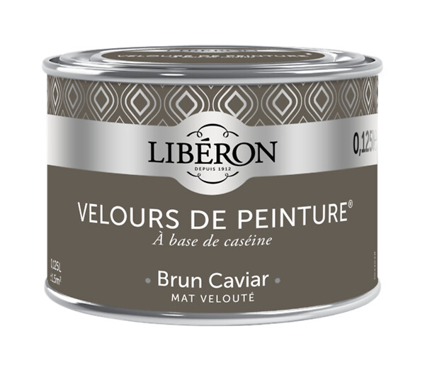LIBERON - Velours de peinture - Brun caviar - Mat - 125ml - large