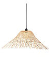 ATMOSPHERA - Grande Luminaire Suspension en Bambou naturel D 76 cm - vignette