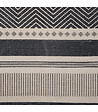 ATMOSPHERA - Tapis décoratif en Coton imprimé Gris Foncé 60 x 90 cm - vignette
