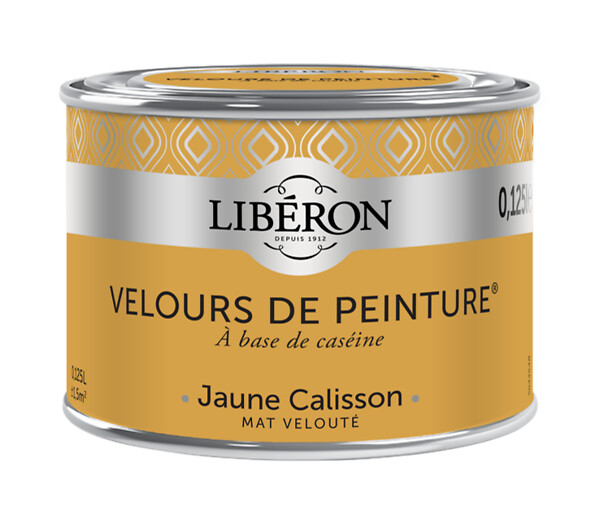 LIBERON - Velours de Peinture - Jaune Calisson - Mat - 125ml - large