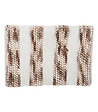 5 FIVE SIMPLY SMART - Tapis de salle de Bain épais rayé Taupe 50 x 75 cm - vignette