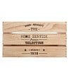 ATMOSPHERA - Lot de 6 Caisses de rangement Cagettes en Bois Naturel déco Factory - vignette