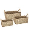 ATMOSPHERA - Set de 3 Paniers de rangement rectangle en Osier - vignette