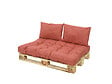 JARDIDECO - Ensemble coussin d'extérieur palette rouille - Jardideco - vignette
