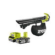 RYOBI - Pack RYOBI Souffleur aspiro-broyeur 18V One+ Brushless OBV18 - 1 Batterie 2.5Ah - 1 Chargeur rapide RC18120-125 - vignette