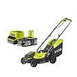 RYOBI - Pack RYOBI Tondeuse poussée 18V One+ OLM1833B - 1 Batterie 2.5Ah - 1 Chargeur rapide RC18120-125 - vignette