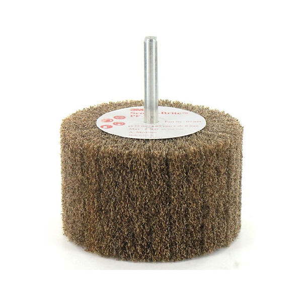 3M - Brosse 3M scotch-brite PF-ZS medium diamètre 75 mm x 5 - large