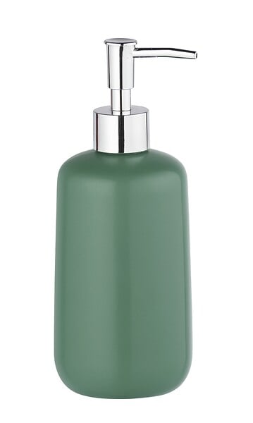WENKO - Distributeur de savon céramique Olinda Vert 500 ml - large