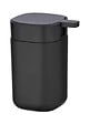 WENKO - Distributeur de savon plastique Davos Noir mat 350 ml - vignette