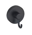 WENKO - Lot de 2 crochets ABS - Vacuum-Loc Noir mat - Sans perçage - vignette