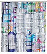 WENKO - Rideau de douche Sunny City en polyester - 180x200cm - vignette
