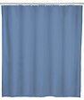 WENKO - Rideau de douche PEVA uni - Bleu gris - 180x200cm - vignette
