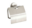WENKO - Dérouleur papier Cuba - Zinc moulé - Argent - Sans perçage - vignette