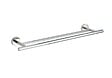 WENKO - Porte-serviettes mural Duo Bosio Shine inox - 60x5.5x14cm - vignette